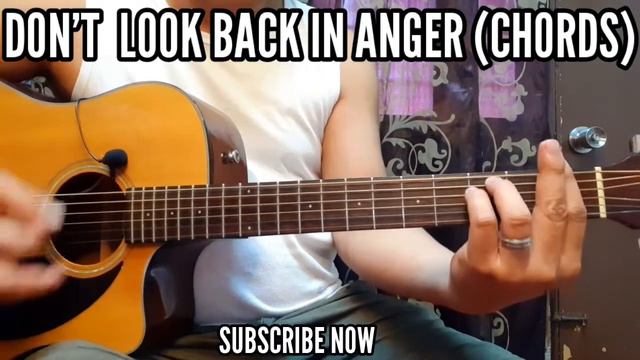 Don't look back in anger CHORDS смотреть онлайн