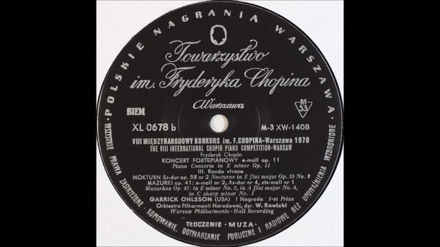 chopin, piano concerto no 1 3rdmov and nocturn, mazurka,,ohlsson, piano смотреть онлайн