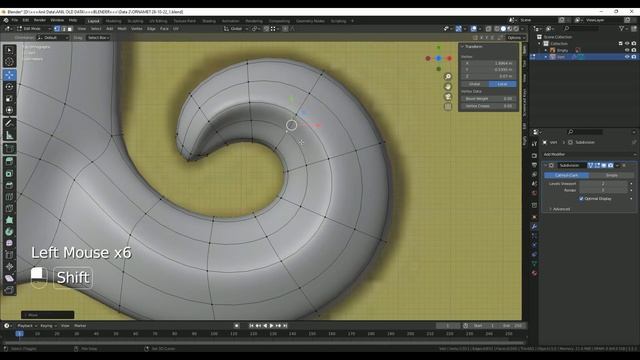 Blender 3.2 Ornament 3D Speed Modeling | CG Time смотреть онлайн