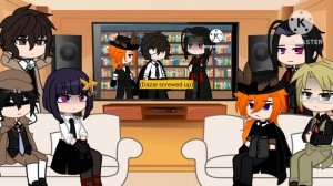 BSD React to... | Dazai angst | requested | GCRV