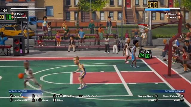 NBA Playgrounds First Match Gameplay PS4 смотреть онлайн