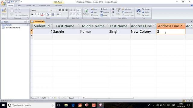 How to concatenate in ms access In Hindi & English смотреть онлайн