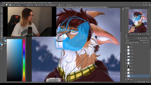 Разбор работы подписчика (overpaint) смотреть онлайн