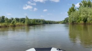 Первый выезд. Ривьера 3600 НДНД компакт. Gladiator 9.9. Обкатка. Замер скорости.