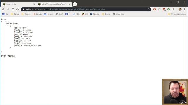 CMS200 EX3 Skapa basen till en JSON widget смотреть онлайн