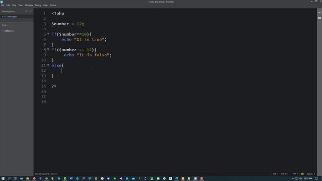 part -- 3 [ php if, else, elseif, switch and comment ] смотреть онлайн