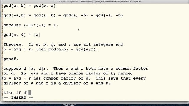 Euclid's Algorithm and the implementation of gcd in Python смотреть онлайн