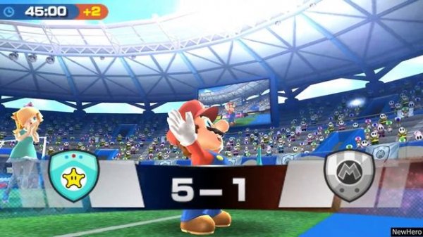 Mario Sports Superstars - Rosalina Vs. Metal Mario