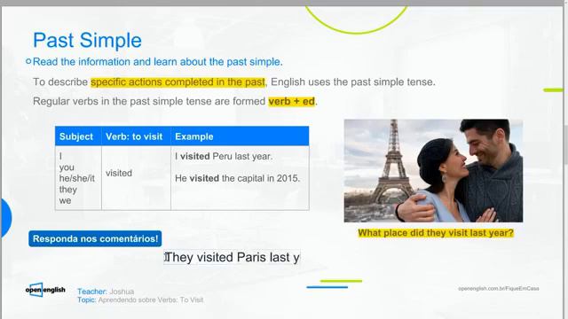 Open English Fique Em Casa - Aprendendo sobre o Verb: To Visit смотреть онлайн