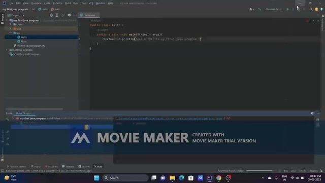 My First JAVA Program | HELLO WORLD | #1 смотреть онлайн