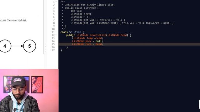 Reverse Linked List (Java) | Leetcode 206 | #365DaysOfLeetcode | Hindi смотреть онлайн