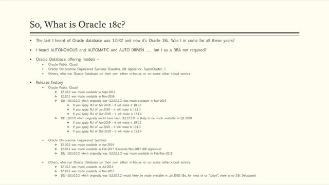 Oracle Database 18c [Part-1] смотреть онлайн