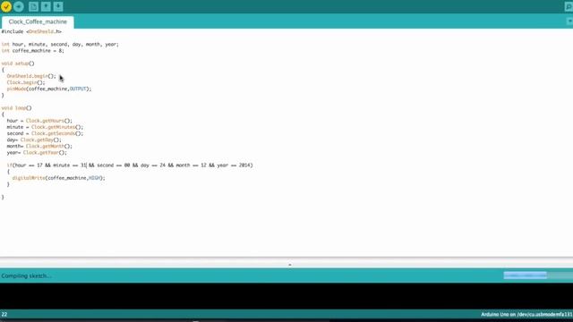 Build a smart coffee maker with Arduino and 1Sheeld (Clock Shield Tutorial) смотреть онлайн