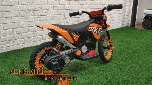 Купить детский кроссовый электромотоцикл Qike TD 6V - QK-3058 на pushishki.ru