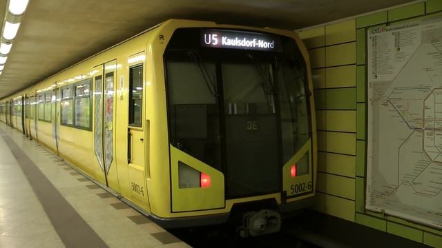 U-Bahn Berlin H-Zug In Lichtenberg U5 [HD]