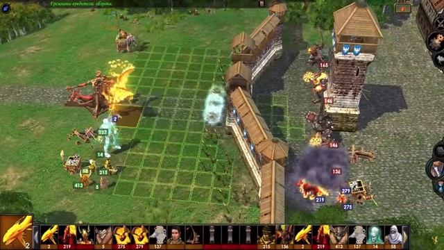 Герои 5 - НЕПОБЕДИМЫЙ ЗАМОК / Коготь без армии ангелов и циклопов (Миссия "Великолепный уход") смотреть онлайн