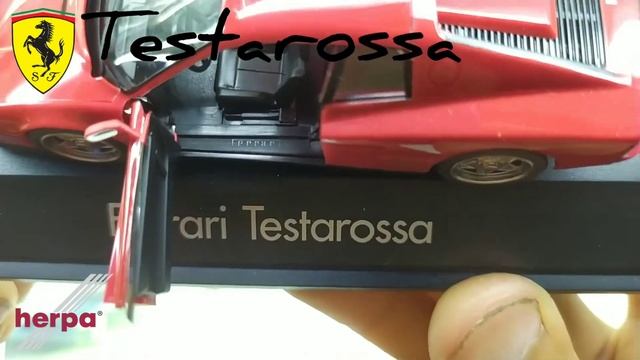 Обзор модели Ferrari Testarossa 1:43 Herpa (пластик)