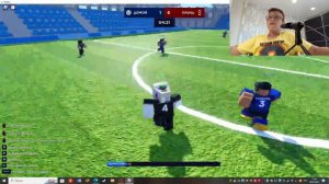 Играю в Роблокс, в режим Супер Лига Футбола!!!!!!!!