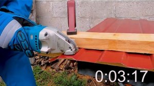 Рационально режем профлист. Чем быстрее и чище резать профильный лист?