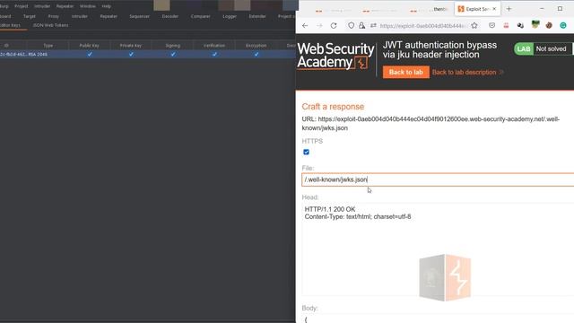 JWT Authentication Bypass Via Jku Header Injection