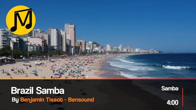 ?By Benjamin Tissot - Bensound ? "Brazil Samba" (NO COPYRIGHT MUSIC) смотреть онлайн