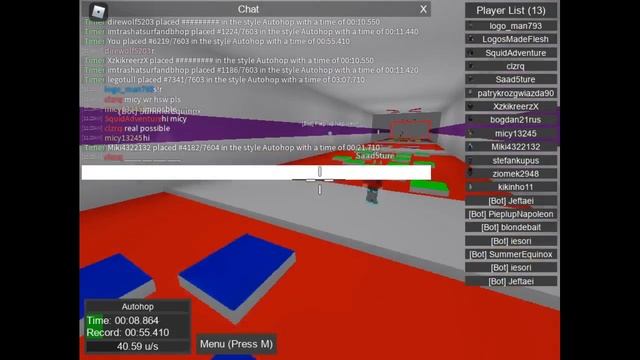 Interwined Bhop autohop 16.030 seconds Roblox смотреть онлайн