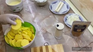 Картофель в сметане! Гратен из картофеля рецепт.