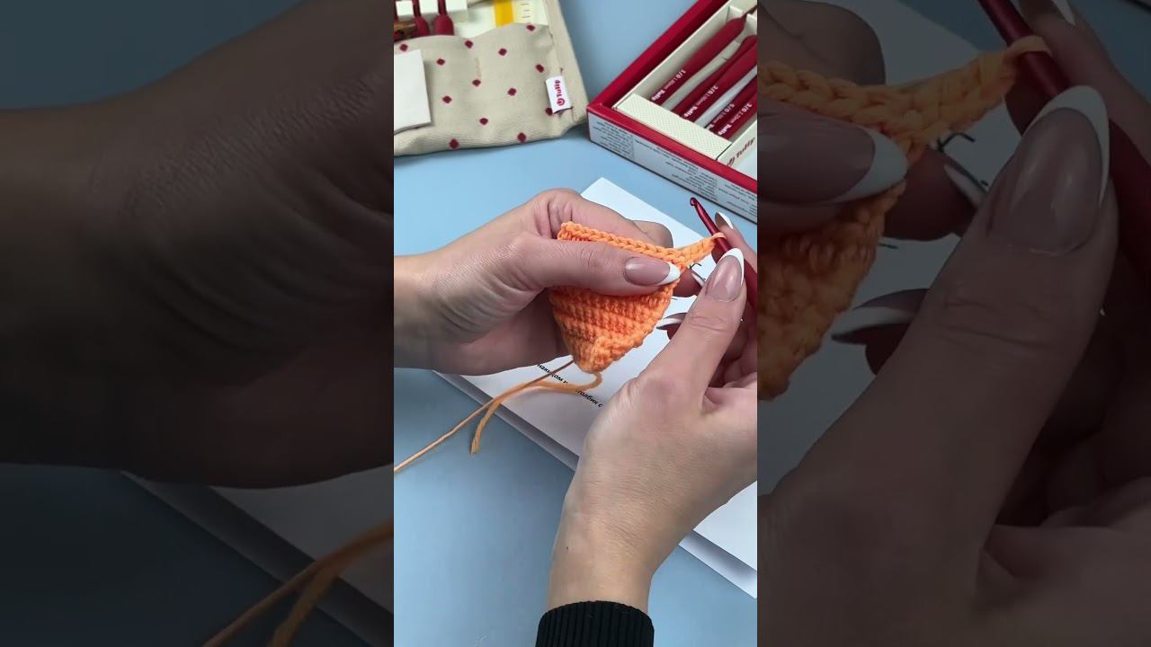 Как вязать столбики с накидом крючком? смотреть онлайн