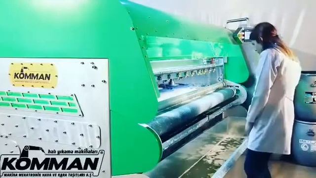 Так работает наша техника по чистке ковров