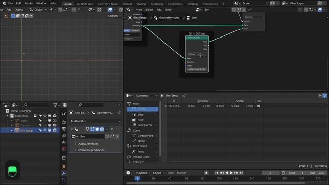 Simulation hack for Geometry Nodes | Buffer Loop | Curl Noise-Like Effect | Blender - Tutorial смотреть онлайн