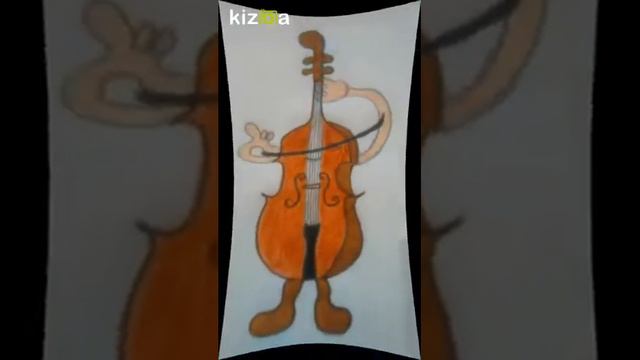 une de mes creations de dessin en musique : contrebasse adagio смотреть онлайн