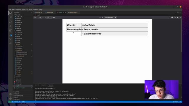 Projeto Mecajato #08 | Gerando PDF da ordem de serviço смотреть онлайн