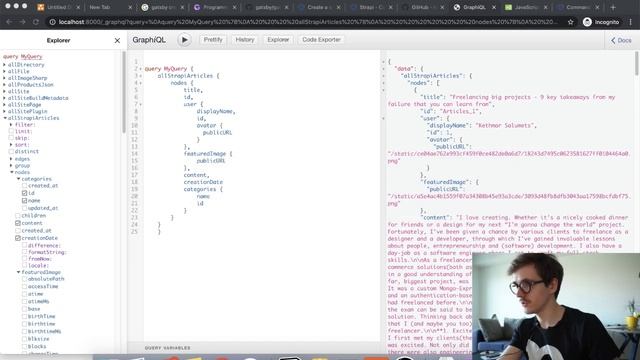 Creating developerHabits blog series PART 3.2 - Connecting FE and BE(Strapi, GraphQL, Gatsby) смотреть онлайн
