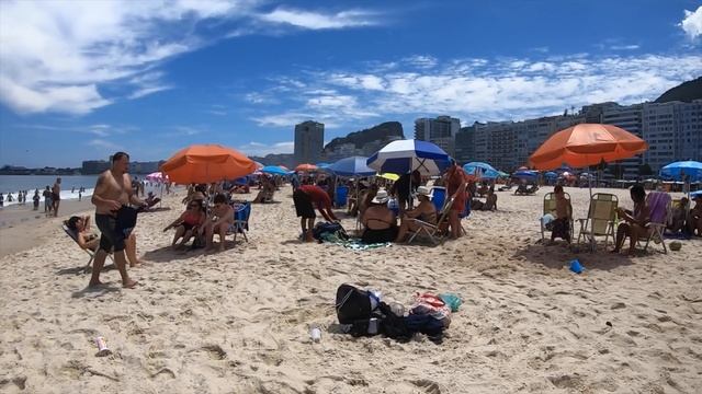 Walking Copacabana Beach | ?? Rio de Janeiro, Brazil 2022 смотреть онлайн