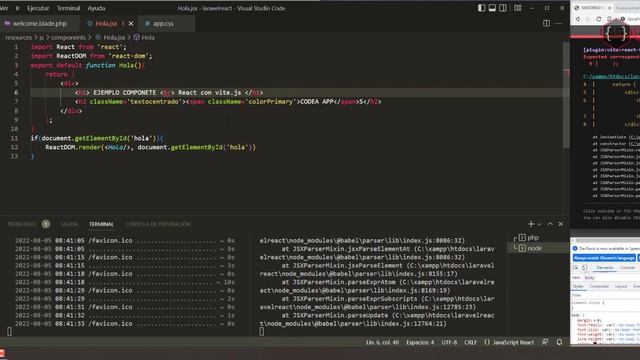 #LARAVEL9 + REACT.JS con Vite.js Preparando el entorno de desarrollo con un ejemplo práctico. смотреть онлайн