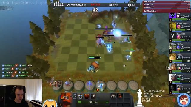 DOTA AUTO CHESS - QUEEN GAMEPLAY / SMURFING ON LOW RANKS / WATCH AND LEARN HOW TO PLAY