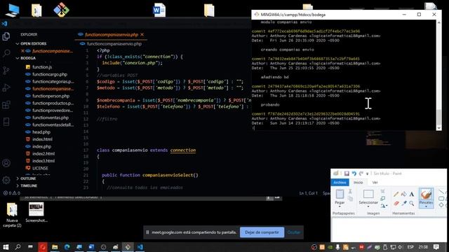 Regresar en el tiempo mediante Git checkout con el proyecto bodega смотреть онлайн