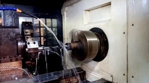 СК 6150 Токарный станок Обзор обработки заготовки под шестерню (Siemens 808 D Advance)