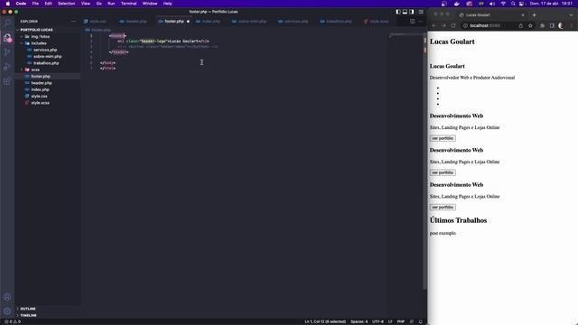 Criando meu novo Portfólio em Wordpress | Figma + HTML + CSS смотреть онлайн