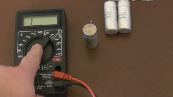 Как проверить конденсатор