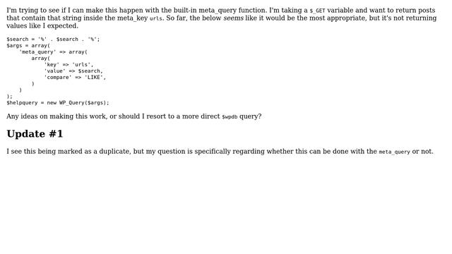 Wordpress: Query posts by searching for a string in a meta field (2 Solutions!!) смотреть онлайн