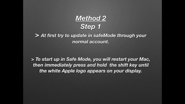 How To Fix MacOS Mojave/High Sierra  Update Failed On MacBook 2018