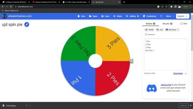 UJD 1v1 but the wheel decides the 1v1 Ep. 1 смотреть онлайн