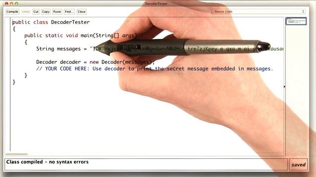 We Have Intercepted A Secret Message - Intro to Java Programming смотреть онлайн