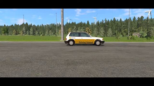 Handbrake Turn - Driving School: Beamng Drive смотреть онлайн