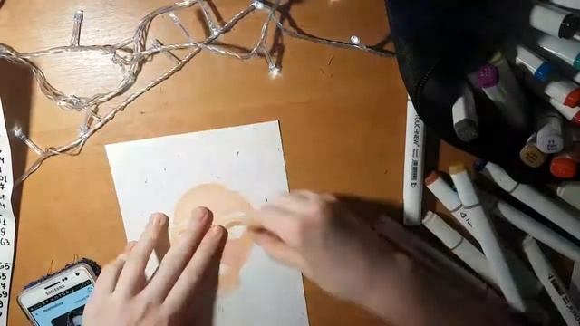 Рисую портрет маркерами? смотреть онлайн
