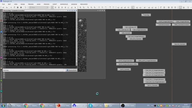 Начальная калибровка астроснимка в pixInsight смотреть онлайн