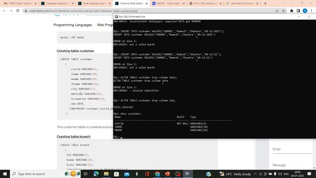 DBMS Practical Learning смотреть онлайн