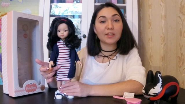 Виниловая кукла азиатка / Лиу от Paola Reina / обзор, распаковка, любование смотреть онлайн