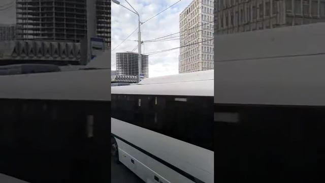 Ростов. Выезд из ЖД вокзала Ростова до аэропорта "Платов" - сюжет 1 смотреть онлайн